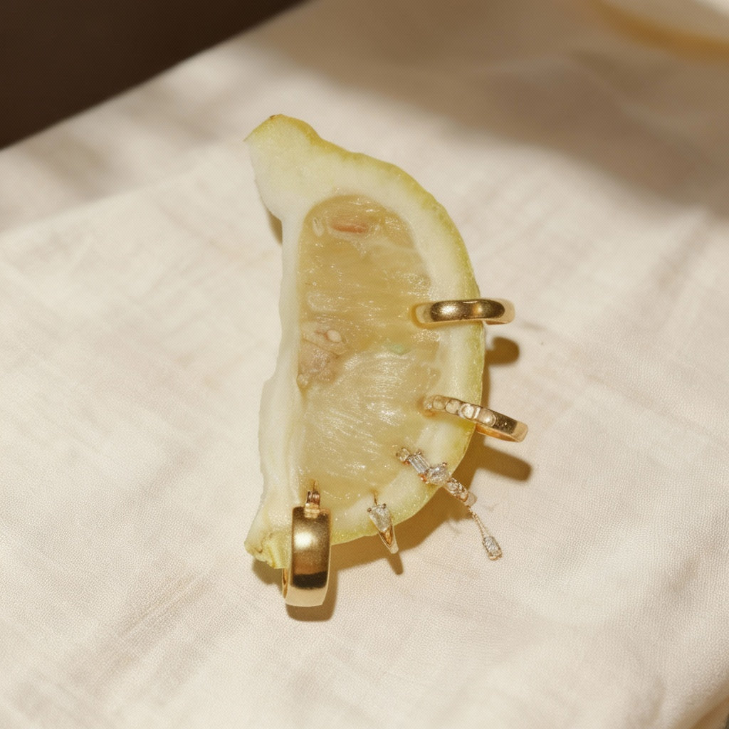 Minimalist Gold- or Silver-Tone Hoop Earrings – Women’s Modern Jewellery